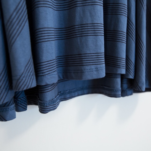 Nordstrom Lush Swing Dress *Soft Blue Striped* - Picture 3 of 5